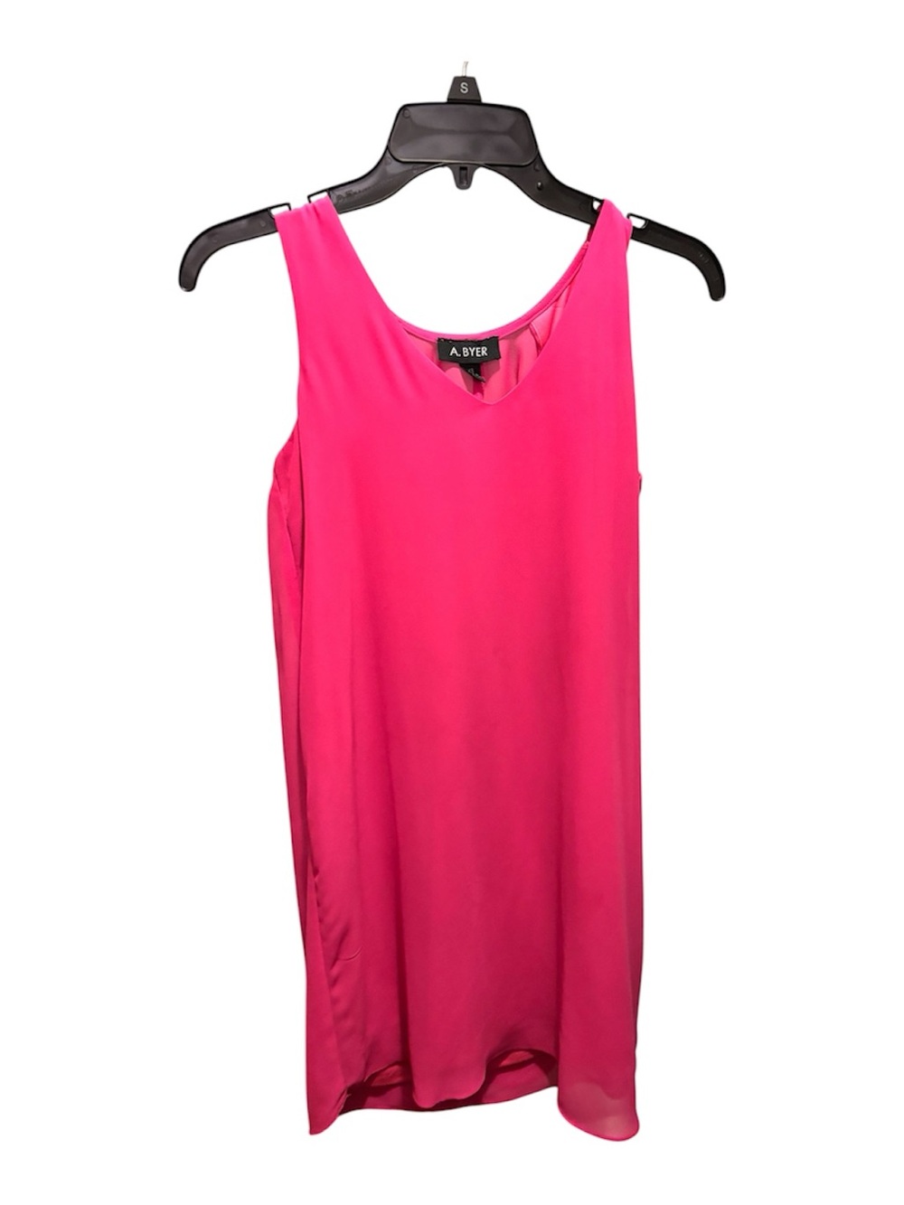 A. Byer Bright Pink V-Neck Sleeveless Camisole